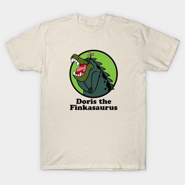 Doris the Finkasaurus T-Shirt by Fresh Fly Threads